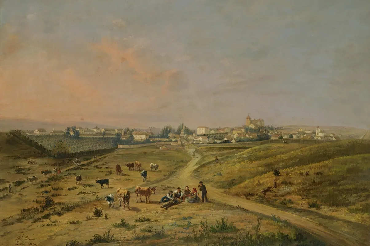 Andalusian Landscape Wall Art by Manuel Barrón y Carrillo - High-Resolution Digital Print