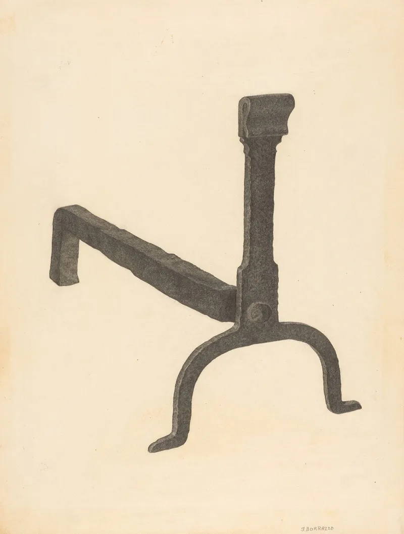 Andiron One Of Pair 51