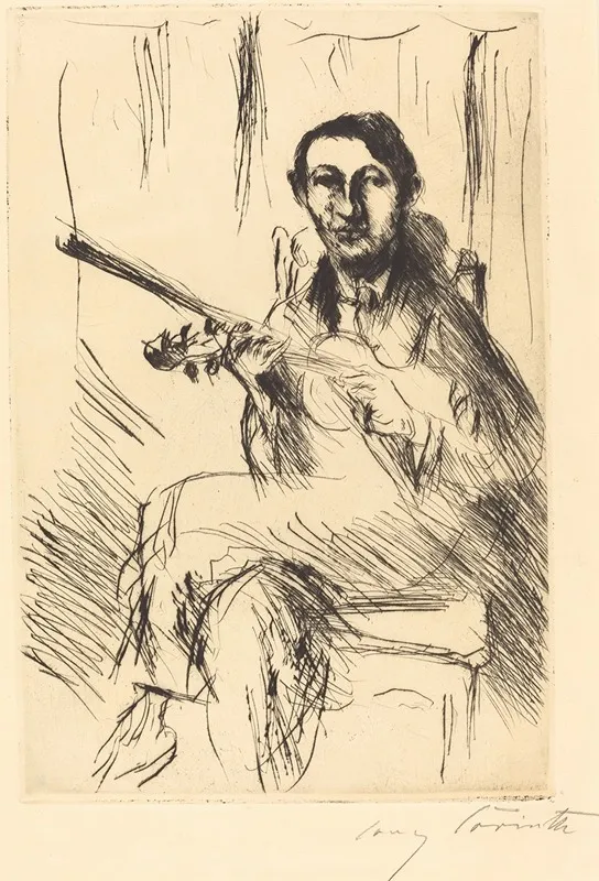 Andreas Weissgaerber I Bildnis Andreas Weissgaerber Wall Art by Lovis Corinth - High-Resolution Digital Print