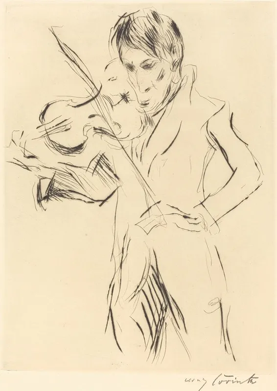 Andreas Weissgaerber Ii Bildnis Andreas Weissgaerber Wall Art by Lovis Corinth - High-Resolution Digital Print