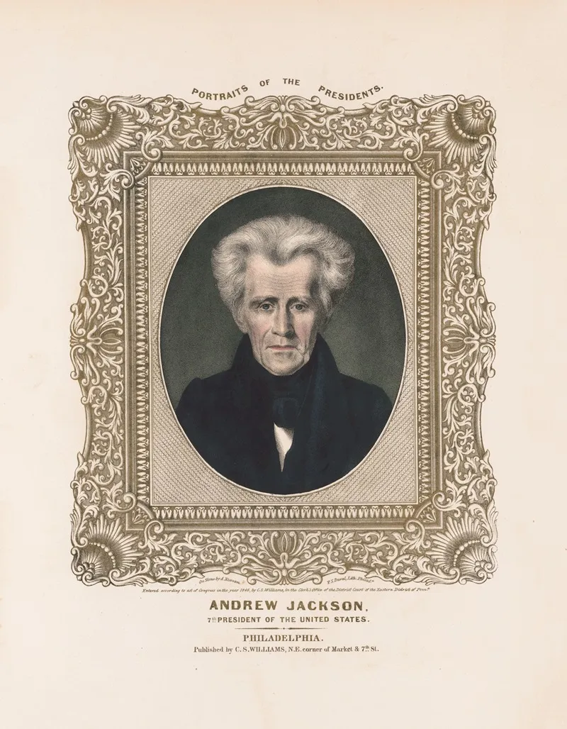 Andrew Jackson 7th President Of The United States