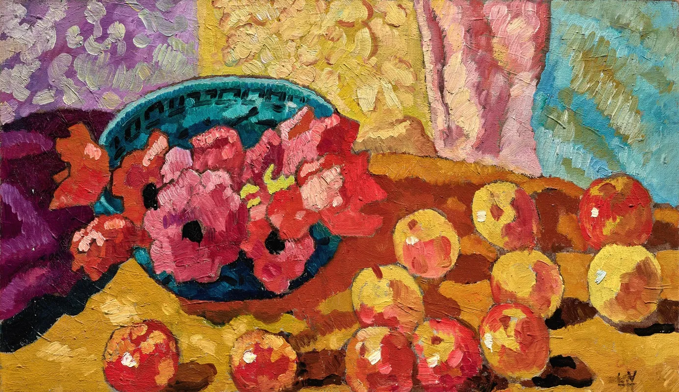 Anemones Et Pommes Wall Art by Louis Valtat - High-Resolution Digital Print