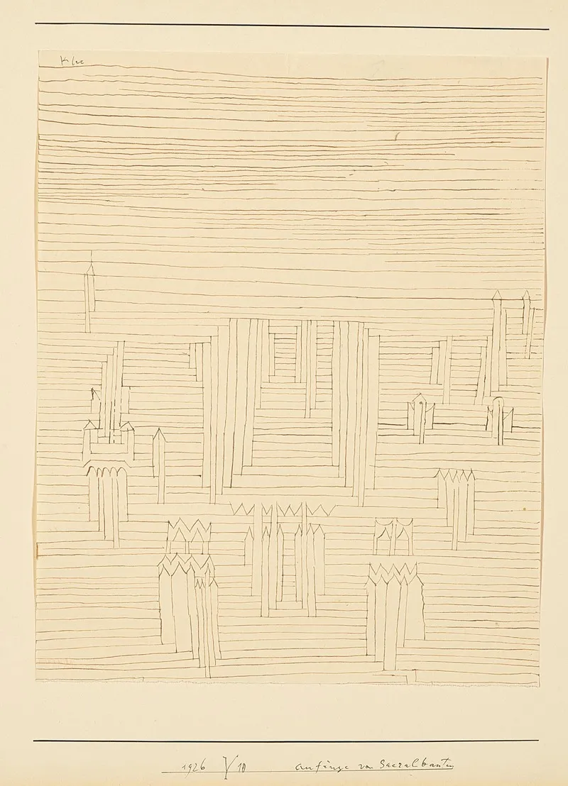 Anfange Von Sakralbauten Beginnings Of Sacred Buildings