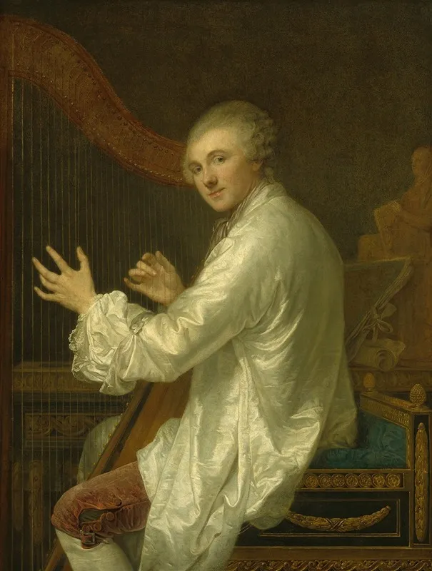 Ange Laurent De La Live De Jully Wall Art by Jean-Baptiste Greuze - High-Resolution Digital Print