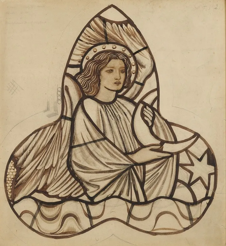 Angel Holding The Moon