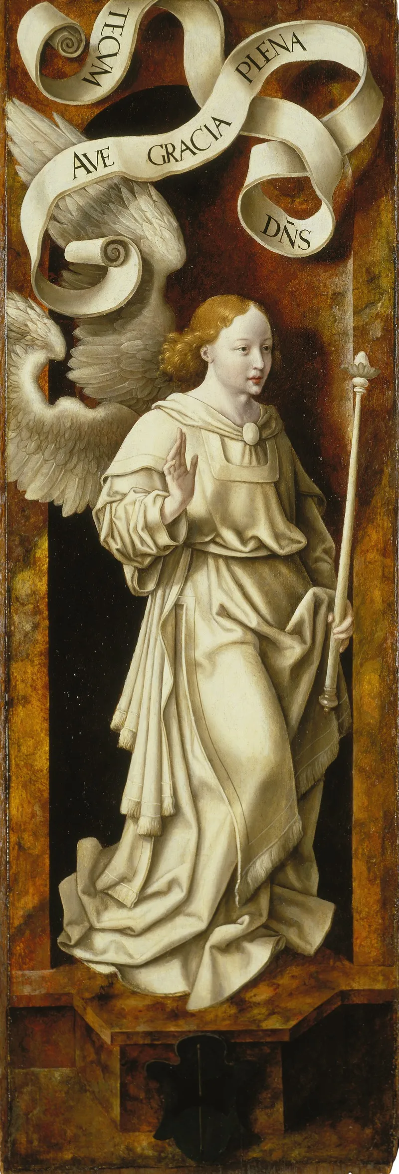 Angel Of The Annunciation 4 Wall Art by Joos Van Cleve - High-Resolution Digital Print