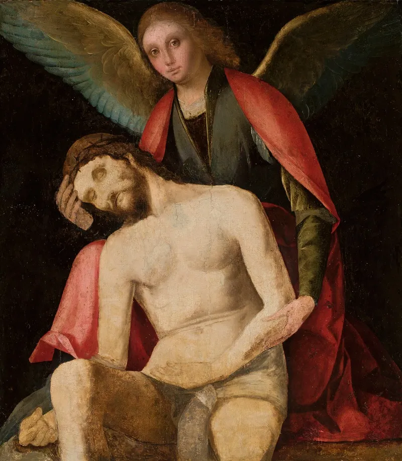 Angel Pieta Wall Art by Boccaccino - High-Resolution Digital Print