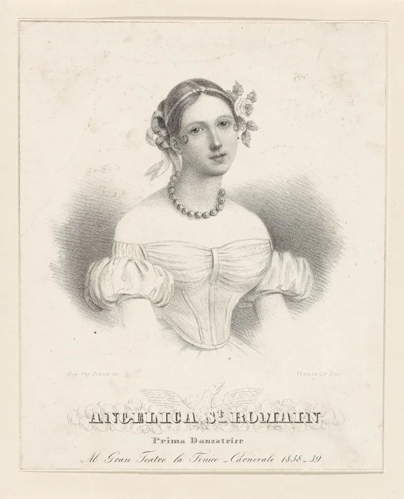 Angelica St Romain Wall Art by Eugenio N. Pianta - High-Resolution Digital Print