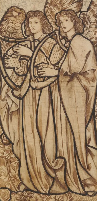 Angels Playing Harps