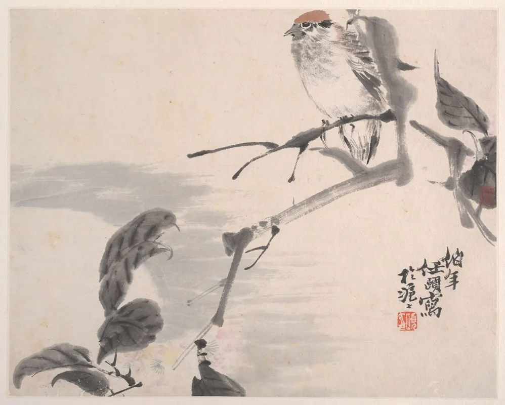 Animals Flowers And Birds Pl 1 Wall Art by Ren Yi - High-Resolution Digital Print