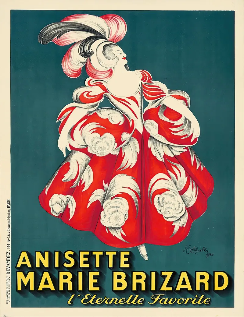 Anisette Marie Brizard Wall Art by Leonetto Cappiello - High-Resolution Digital Print