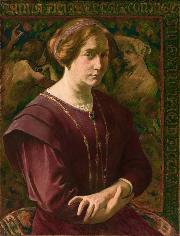 Anna Filiabella Portrait De La Femme De Lartiste Wall Art by Georges Daniel de Monfreid - High-Resolution Digital Print