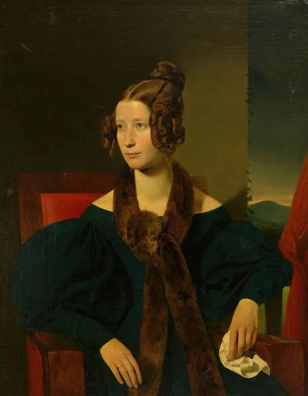 Anna Mannsfeld Geb Mayer Wall Art by Franz Eybl - High-Resolution Digital Print