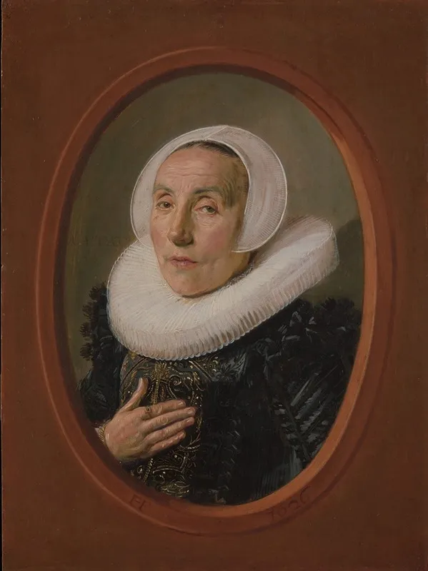 Anna Van Der Aar Born 1576 Died After 1626 Wall Art by Frans Hals - High-Resolution Digital Print