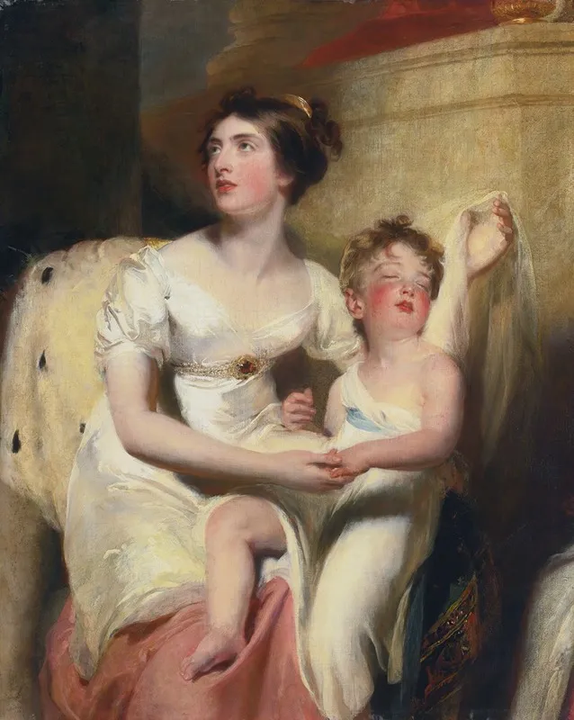 Anne Countess Of Charlemont And Her Son James