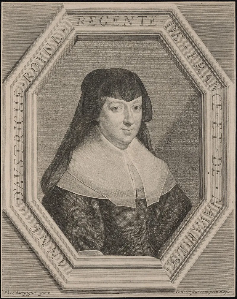 Anne Of Austria Queen Regent Of France And Navarre