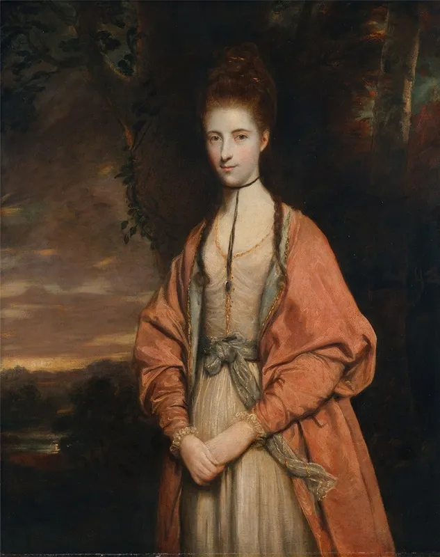 Anne Seymour Damer Wall Art by Sir Joshua Reynolds - High-Resolution Digital Print