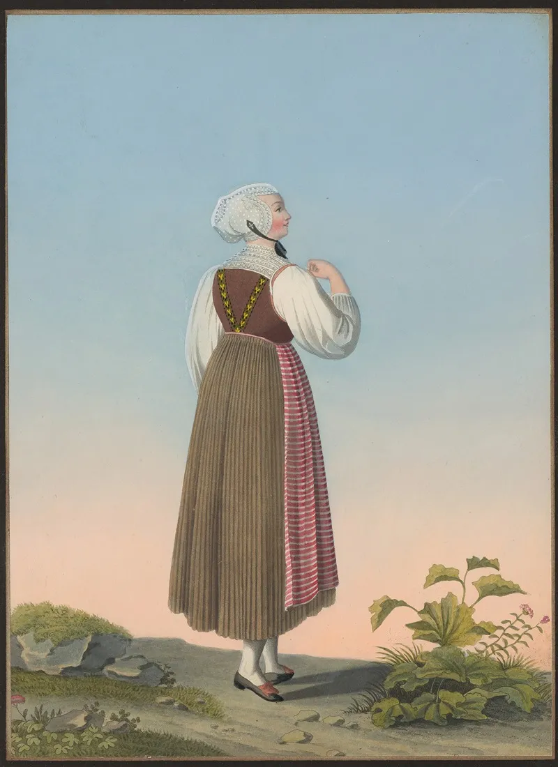 Anne Walter De Knonau Au Canton De Zuric Wall Art by Jean Emmanuel Locher - High-Resolution Digital Print