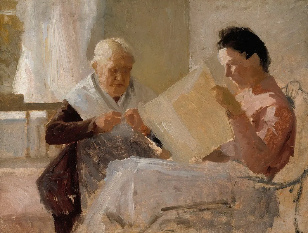 Annie Edelfelt With Fredrika Snygg