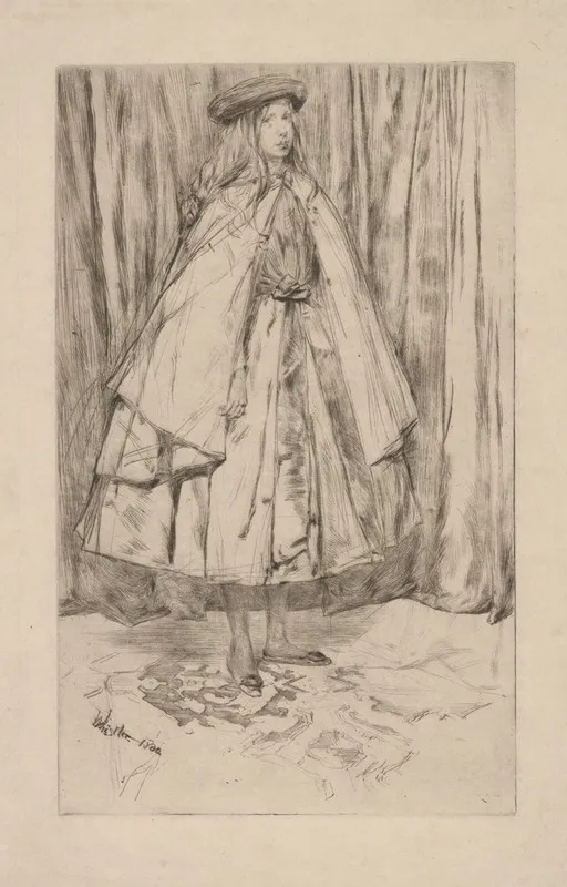 Annie Haden Wall Art by James Abbott McNeill Whistler - High-Resolution Digital Print