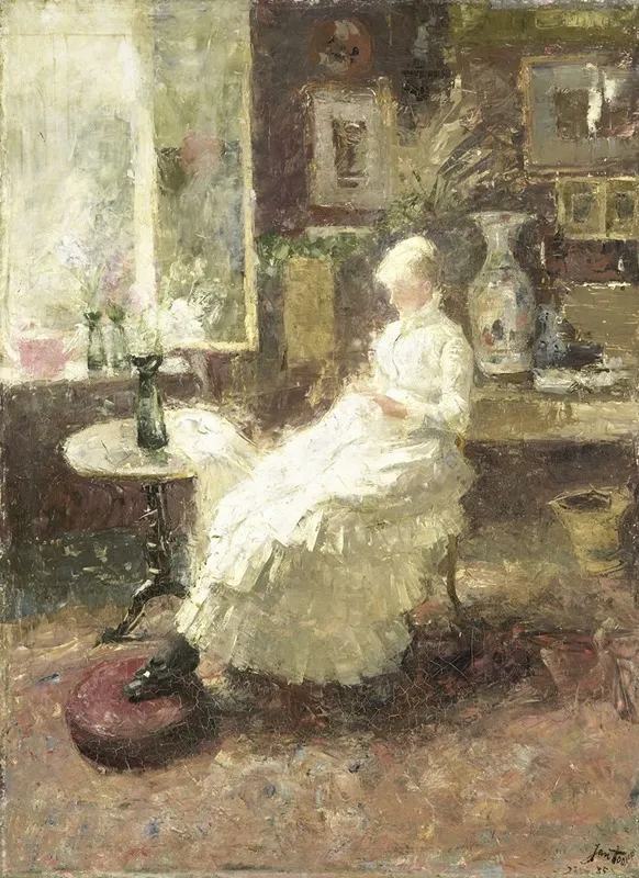 Annie Hall Te Lissadell Surrey Wall Art by Jan Toorop - High-Resolution Digital Print