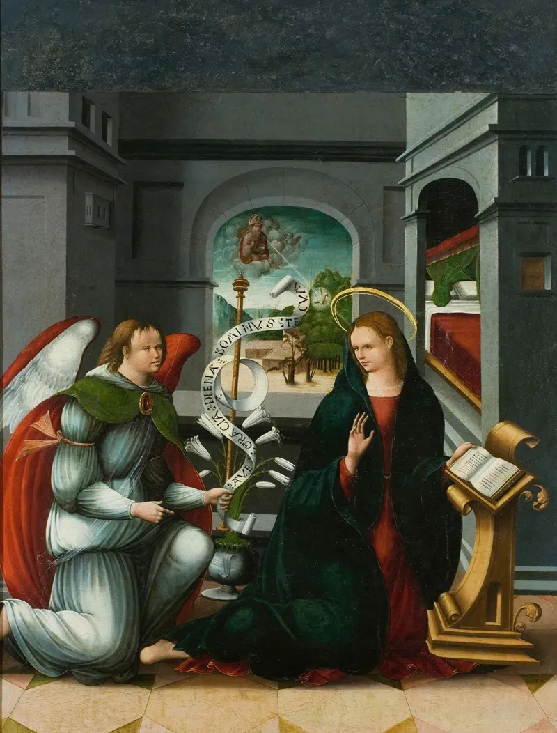 Annunciation 12 Wall Art by Andrés de Melgar - High-Resolution Digital Print