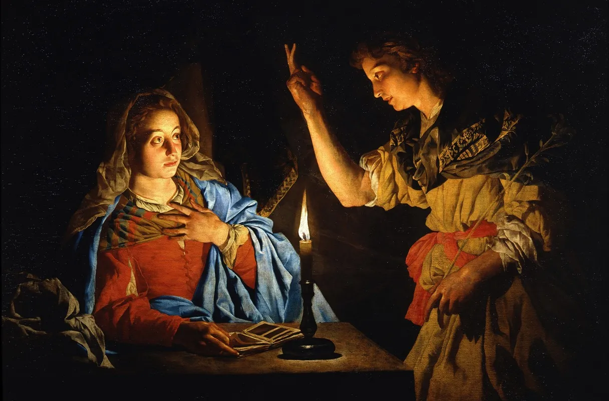 Annunciation 21 Wall Art by Matthias Stom - High-Resolution Digital Print