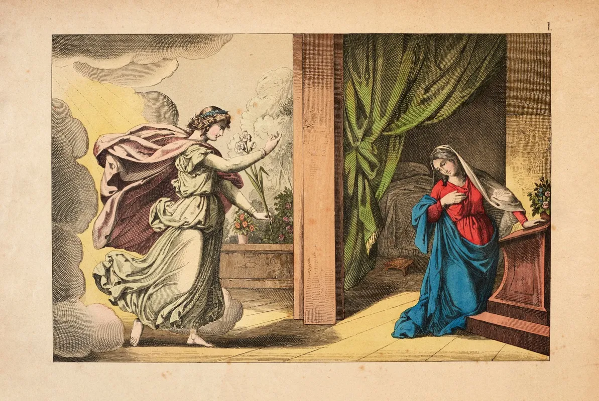 Annunciation 28 Wall Art by Theodor Eckardt - High-Resolution Digital Print