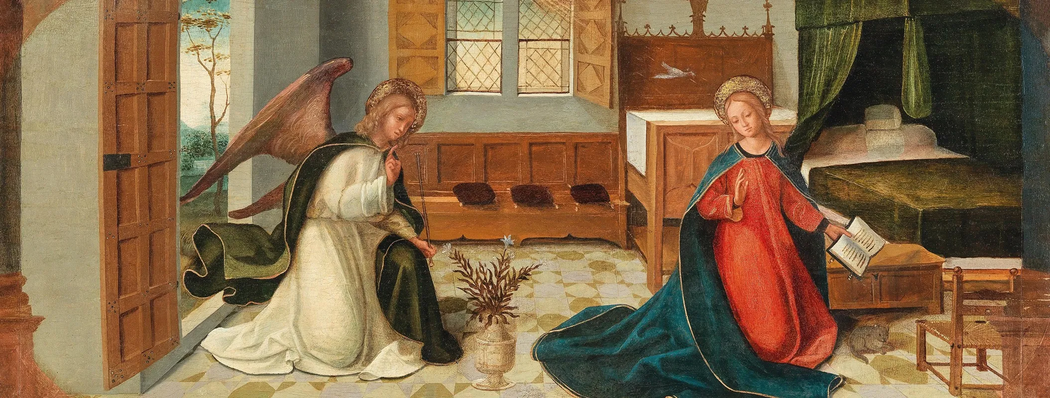 Annunciation 3 Wall Art by Gandolfino da Roreto - High-Resolution Digital Print