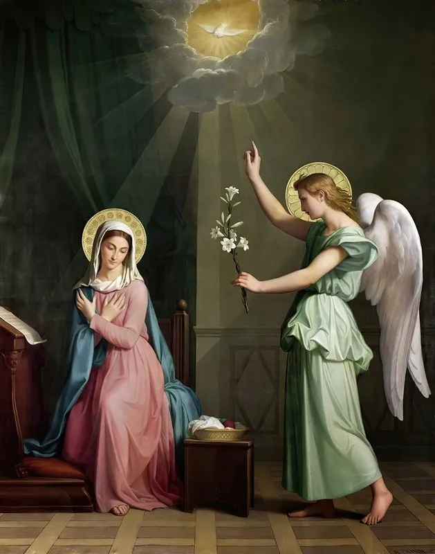 Annunciazione Wall Art by Pierre-Auguste Pichon - High-Resolution Digital Print