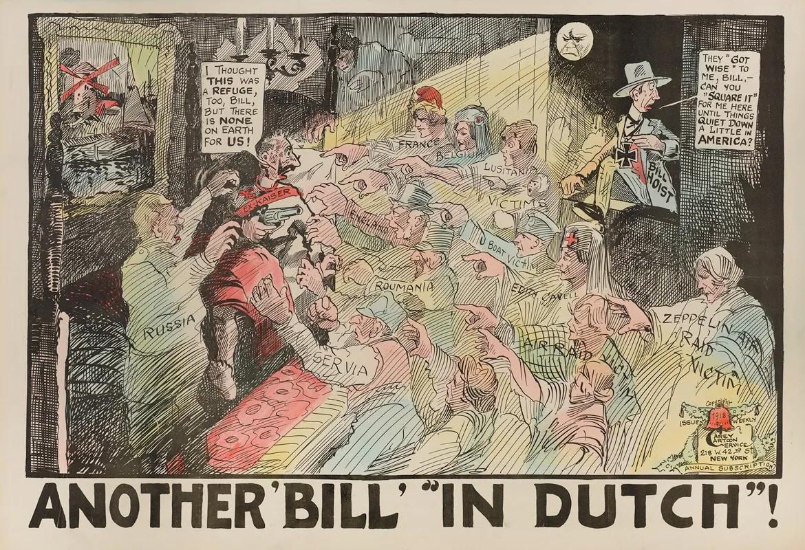 Another Bill In Dutch Wall Art by Carey Cartoon Service - High-Resolution Digital Print