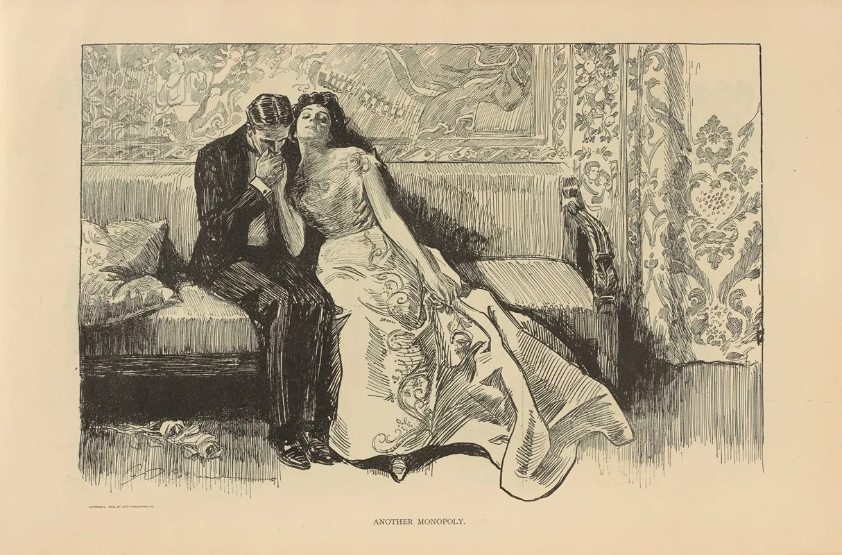 Another Monopoly 2 Wall Art by Charles Dana Gibson - High-Resolution Digital Print