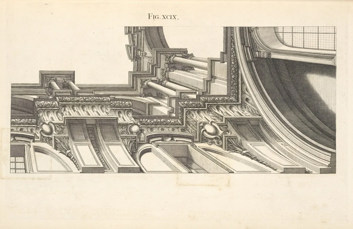 Another Quarter Of The Whole Design Wall Art by Andrea Pozzo - High-Resolution Digital Print