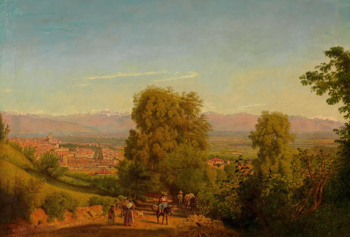 Ansicht Von Turin Wall Art by Jakob Alt - High-Resolution Digital Print