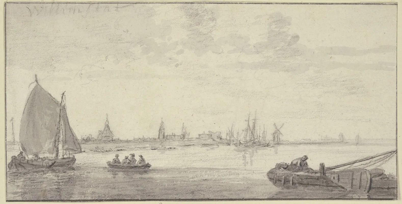 Ansicht Von Willemstad Gemeinde Moerdijk