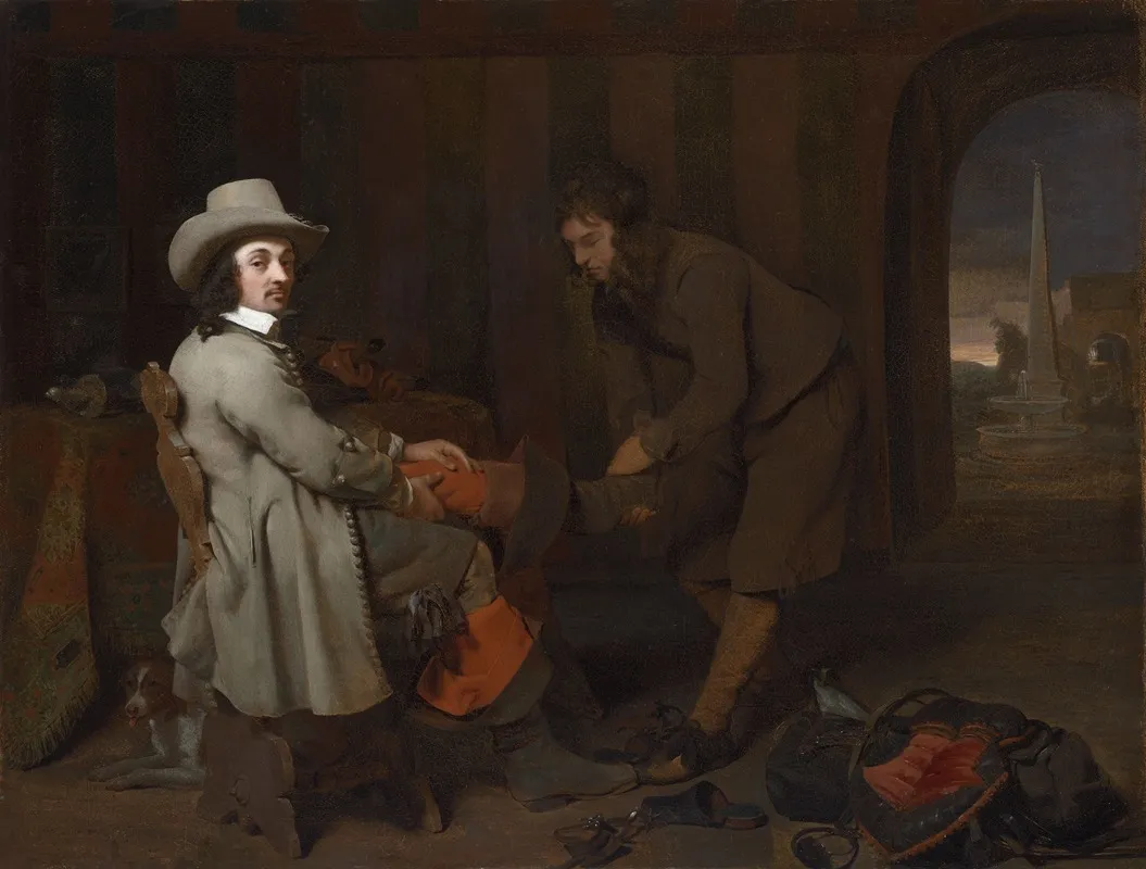 Anthonij De Bordes And His Valet