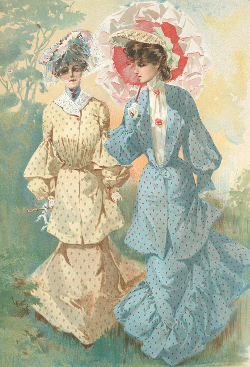 Antigua Swivel Fancies Wall Art by H. B. Claflin - High-Resolution Digital Print