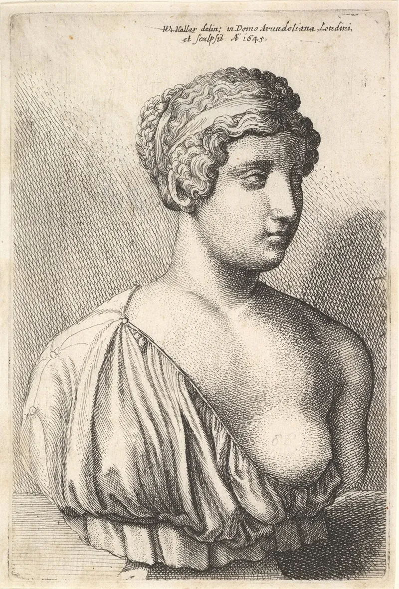 Antique Bust Of A Woman