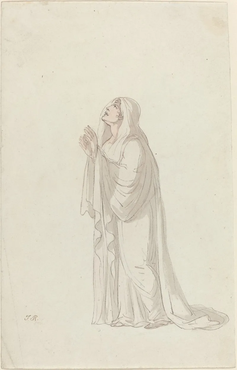Antique Figure Wall Art by Thomas Rowlandson - High-Resolution Digital Print
