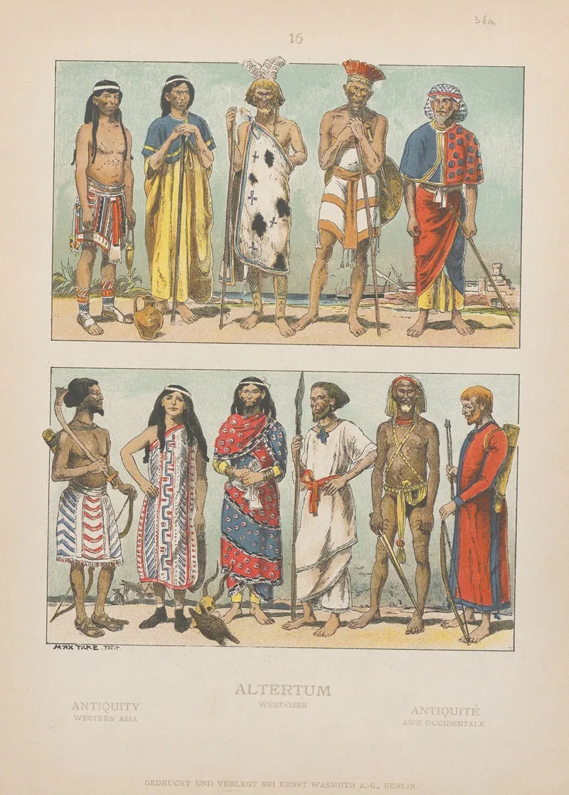 Antiquity Western Asia Wall Art by Adolf Rosenberg - High-Resolution Digital Print