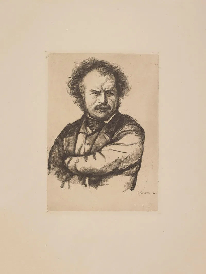 Antoine Auguste Preault 1809 1879 Wall Art by Georges Gorvel - High-Resolution Digital Print