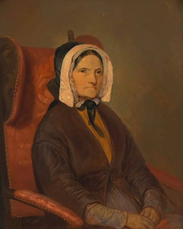 Antonia Geiger Mutter Des Kunstlers Wall Art by Peter Johann Nepomuk Geiger - High-Resolution Digital Print