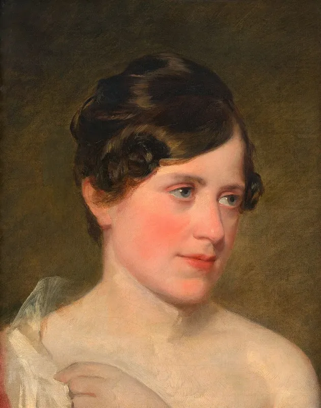 Antonie Amerling 1 Gattin Des Kunstlers Wall Art by Friedrich von Amerling - High-Resolution Digital Print