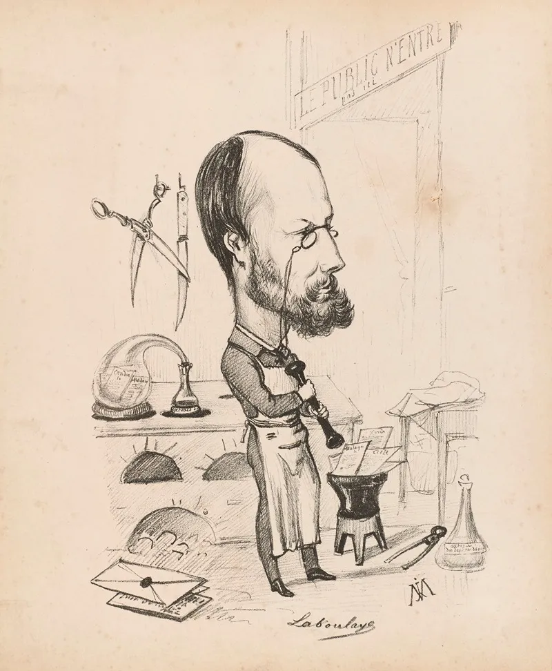 Antonine Lefebvre De Laboulaye Wall Art by Joseph Mollard - High-Resolution Digital Print