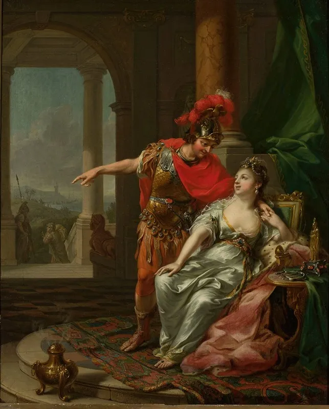Antony And Cleopatra 2 Wall Art by Johann Heinrich Tischbein the elder - High-Resolution Digital Print