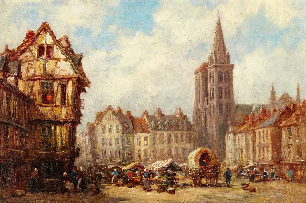 Antwerp 2 Wall Art by Pierre Le Boeuff - High-Resolution Digital Print