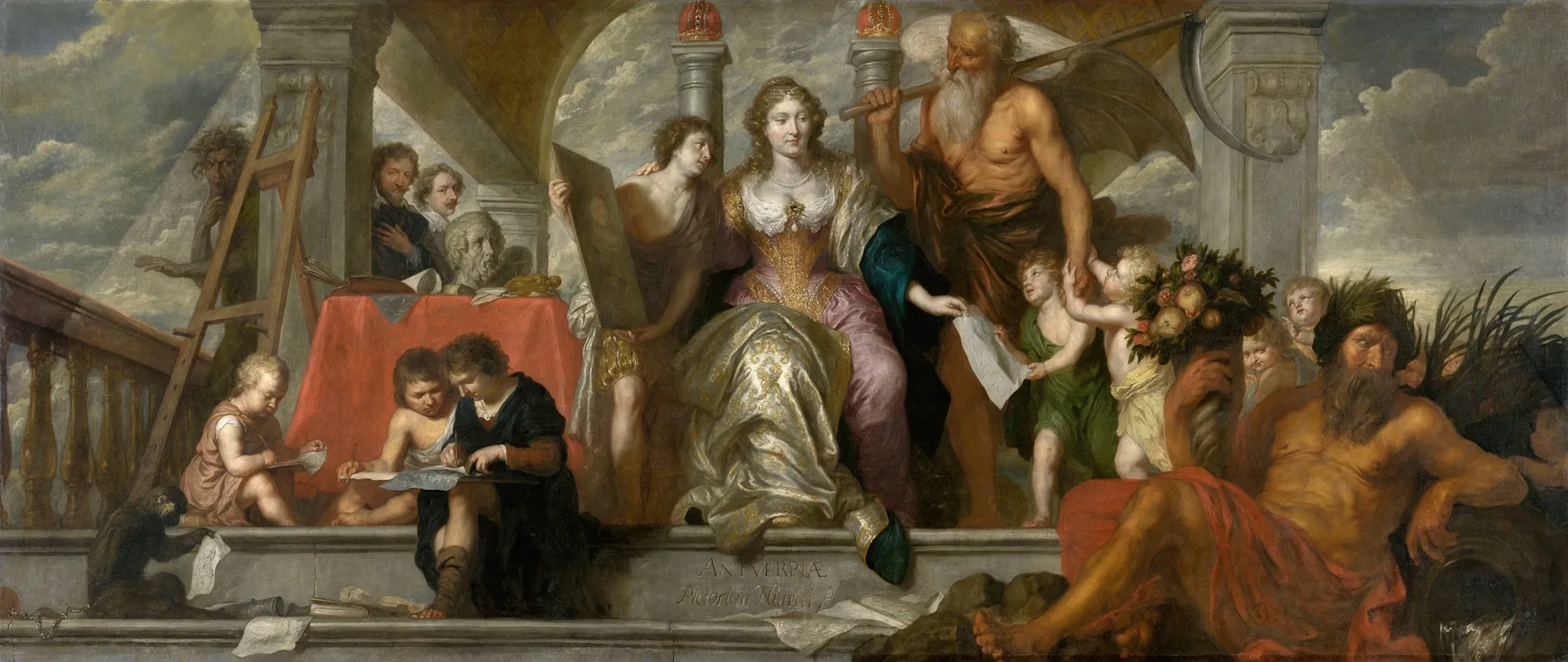 Antwerp Nourishing The Painters Wall Art by Theodoor Boeyermans - High-Resolution Digital Print