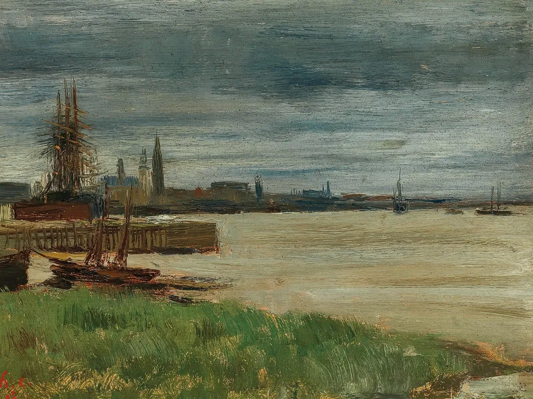Anvers Le Fleuve La Rade Danvers