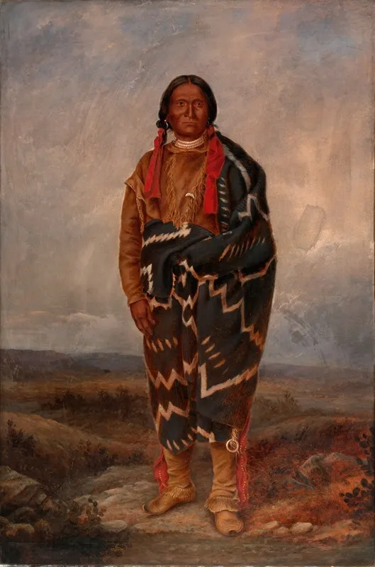 Apache Indian Wall Art by Antonio Zeno Shindler - High-Resolution Digital Print