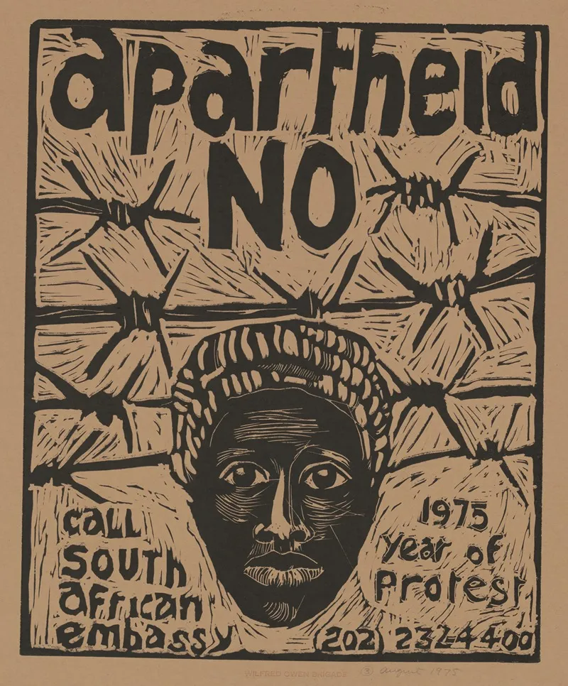 Apartheid No Wall Art by Rachael Romero - High-Resolution Digital Print
